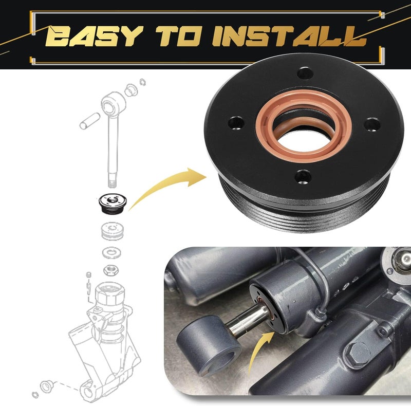 Camoo Tilt Cap/Gland with Seals Fit for Yamaha 200-225-250-300 HP V6 3.3L End Cap Tilt Cylinder 61A-43811-00-00 (1PC) - Image 5